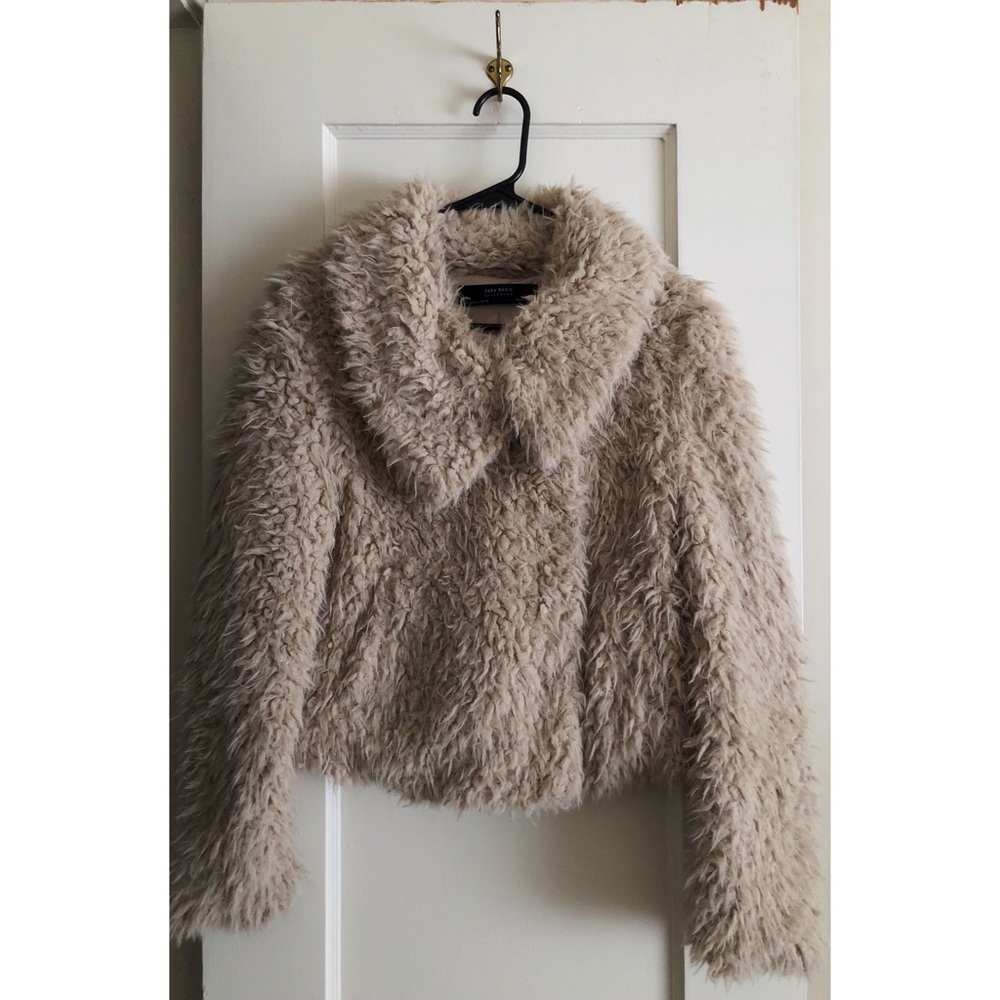Zara Shaggy Short Coat